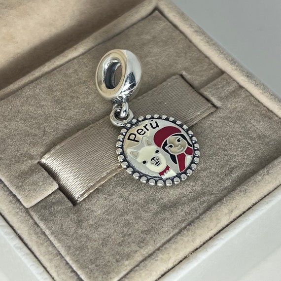 Pandora Peru Travel Dangle Charm Pendant S925 Sterling Pandora Peru Travel Dangle Charm Pendant S925 Sterling
