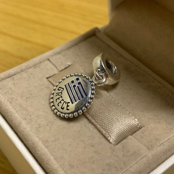 Pandora Greece Flag Dangle Charm Pendant, S925 Sterling Silver Jewelry, For Bracelet, Pendant For Necklace, Enamel crafts, with Gift Box - Etsy 日本 Pandora Greece Flag Dangle Charm Pendant, S925 Sterling Silver Jewelry, For Bracelet, Pendant For Necklace, Enamel crafts, with Gift Box - Etsy 日本