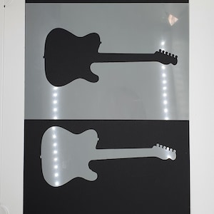 Fender-set voor gitaarmasker en sjabloon in telecasterstijl