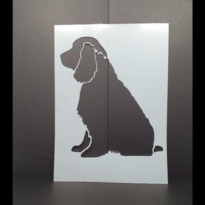 Spaniel Stencil