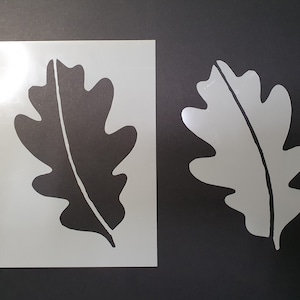 Herbst Eichenblatt Maske & Schablonen Set