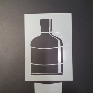 Set maschera e stencil per bottiglia di gin