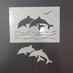 Leaping Dolphins Maske & Schablone Set