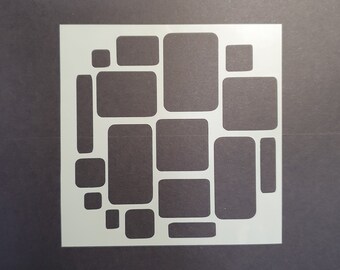 Crazy Paving Stencil