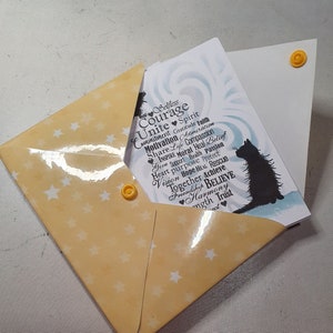 Handcrafted EnveloBox: Signed Card Holder by AngieD