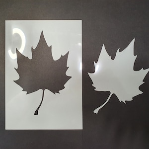 Ensemble masque feuille d'érable et pochoirs