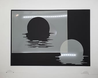 Moon/Sun Over Water Mask & Stencil Set