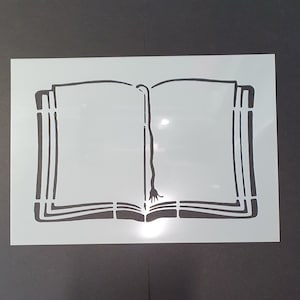 Open boek-sjabloon