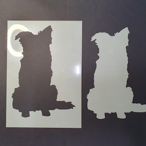 Ensemble masque et pochoirs pour border collie fidèles