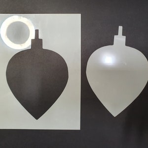 Ensemble de pochoirs et masque Drop Bauble