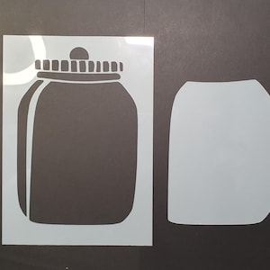 Charming Storage Jar Mask & Stencil Set