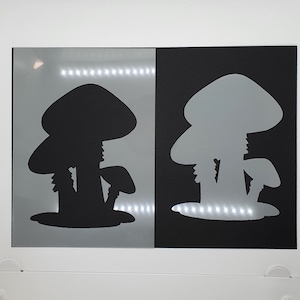 Ensemble masque et pochoir Rêves de champignon