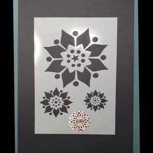 Star Flowers Stencil