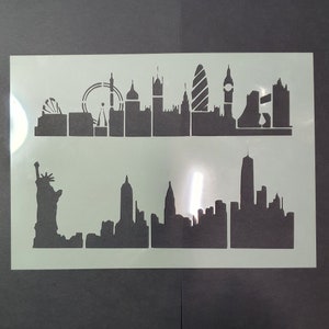 Skyline - Stencil da Londra a New York