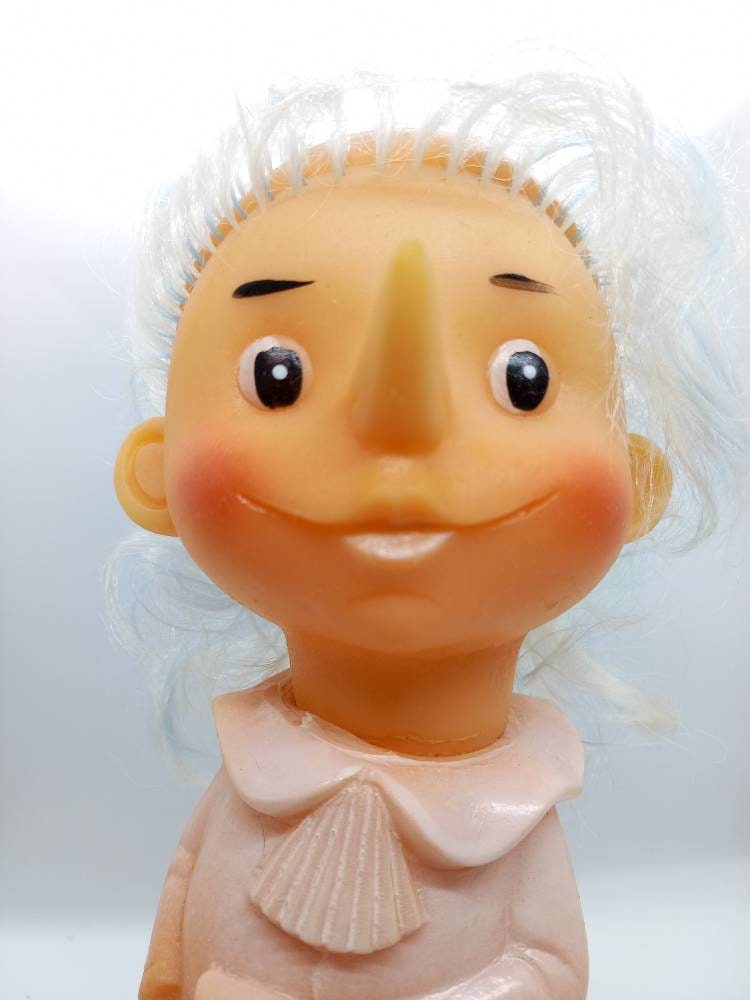 Pinocchio Rubber Toy - Etsy