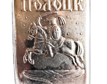 Estuche para cigarrillos soviético Polotsk, de metal, vintage, fabricado en la URSS, década de 1970