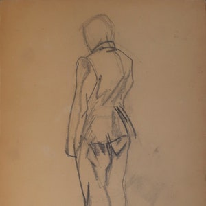 Drawing. Ukrainian artist Lesnitskaya L. 40-29cm graphics on paper