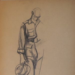 Drawing. Ukrainian artist Shpakovsky 41-29cm graphics on paper