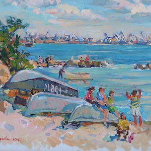 Landscape.Ukrainian artist Chernova N. 40-50 cm, oil on canvas