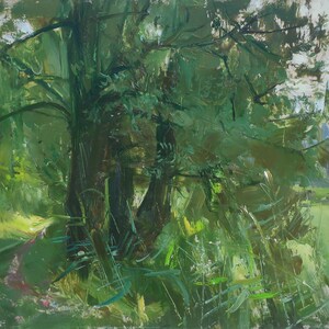 Paysage. Artiste ukrainien Tishchetsky V. 35-49 cm, huile pour panneaux durs année 1997