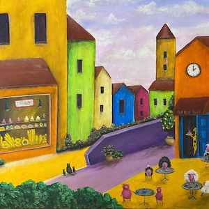 Oil painting  60-70cm oil on canvas