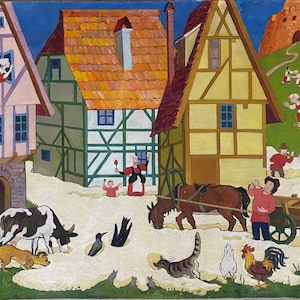 Oil painting Ukrainian artist Nikonchuk 120-150 cm oil on canvas 1981year
