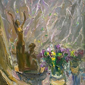Awakening. Oil painting original Ukrainian artist Repka S. 70-60 cm oil on canvas