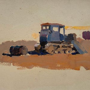 Sketch. Original painting by Ukrainian artist Pirogov V. 20-25 cm, oil on cardboard