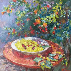 Still life. Oil painting original Ukrainian artist Repka V. 65-70 cm oil on canvas