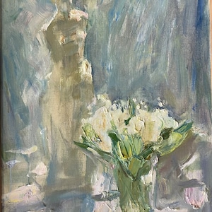 Bright May. Oil painting original Ukrainian artist Repka S. 70-50 cm oil on canvas