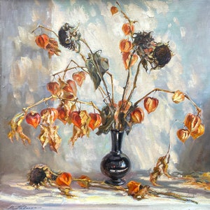 Still life. Oil painting original Ukrainian artist Pavlenko L. 60-58 cm oil on canvas