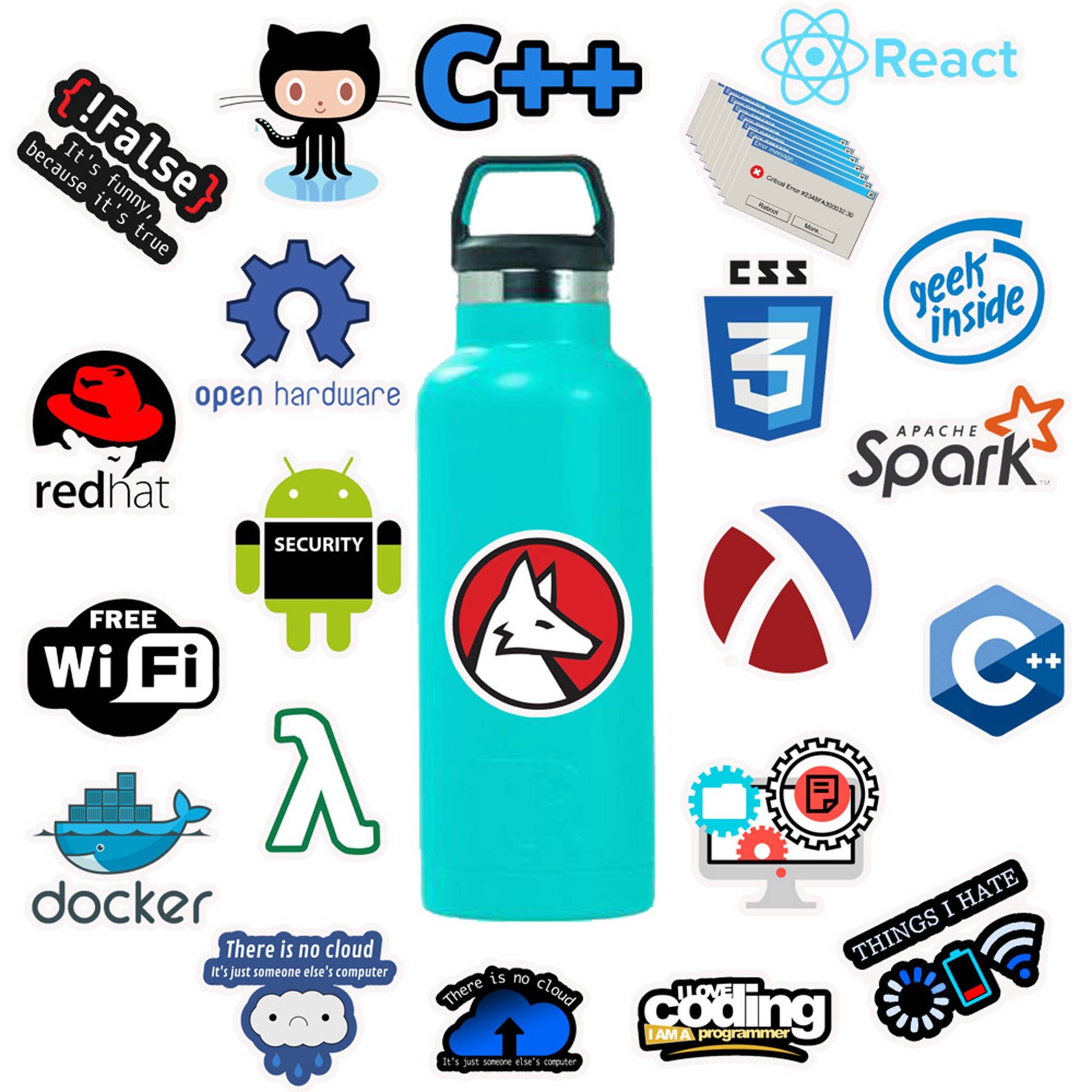 50 PCS Programmer Programming Language Stickers Pack Fun | Etsy