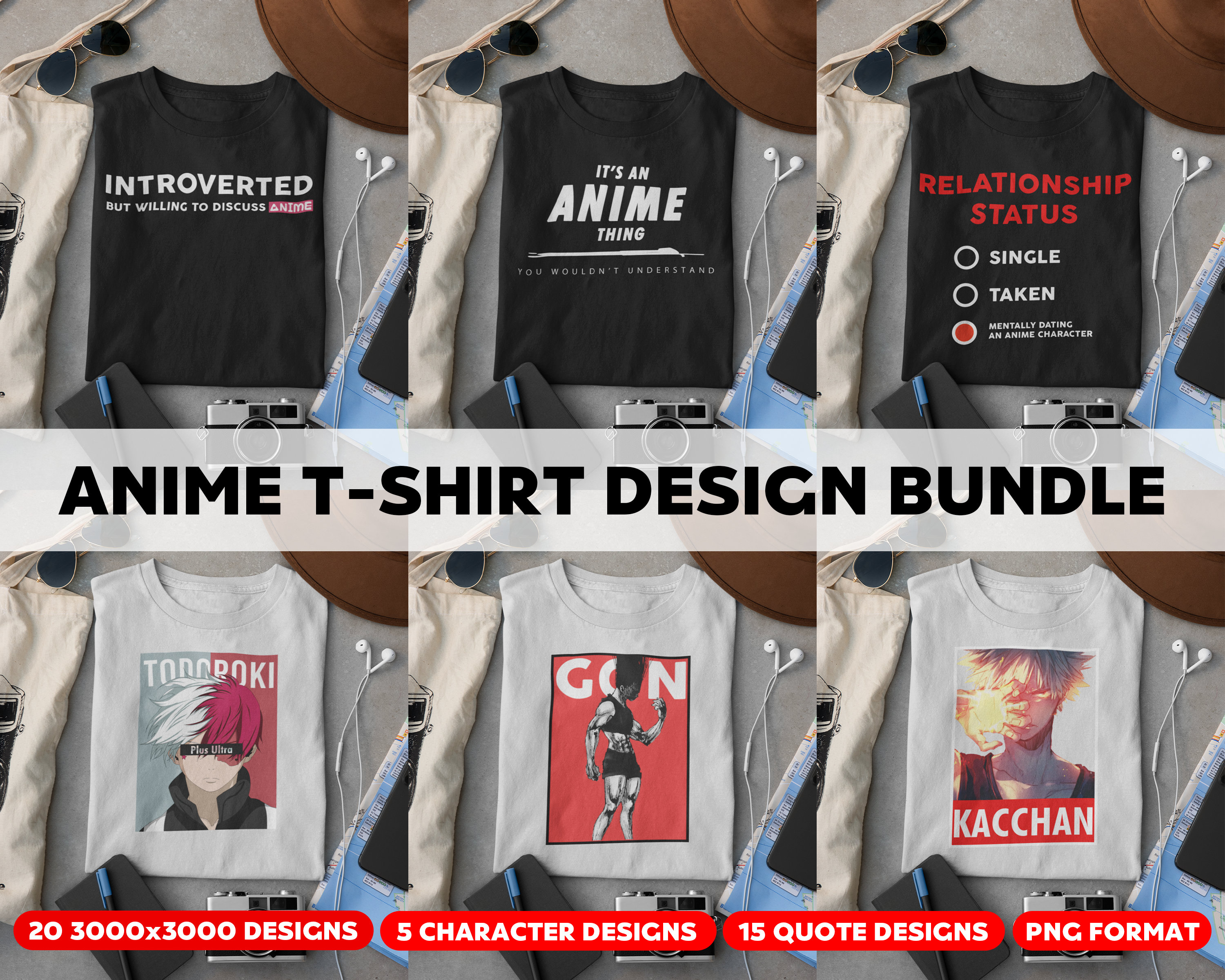 anime shirt designs