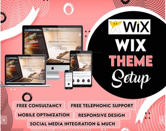 Custom Wix Website Theme Setup: eCommerce & Blog Design