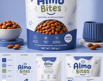 Custom Pouch Packaging Design | Pouch Label Design | Ready Meal Branding | Takeaway Packaging Design | Chicken Wrap Packaging