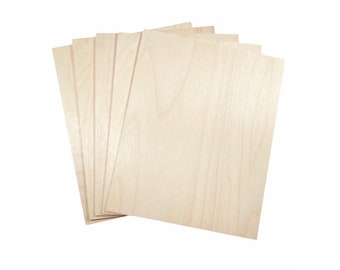 3mm 1/8” 11”x19.5” Premium Baltic Birch Plywood Sheets, B/BB Grade, Customizable Size, For Glowforge, Laser, CNC, Scroll Saw, and DIY Crafts