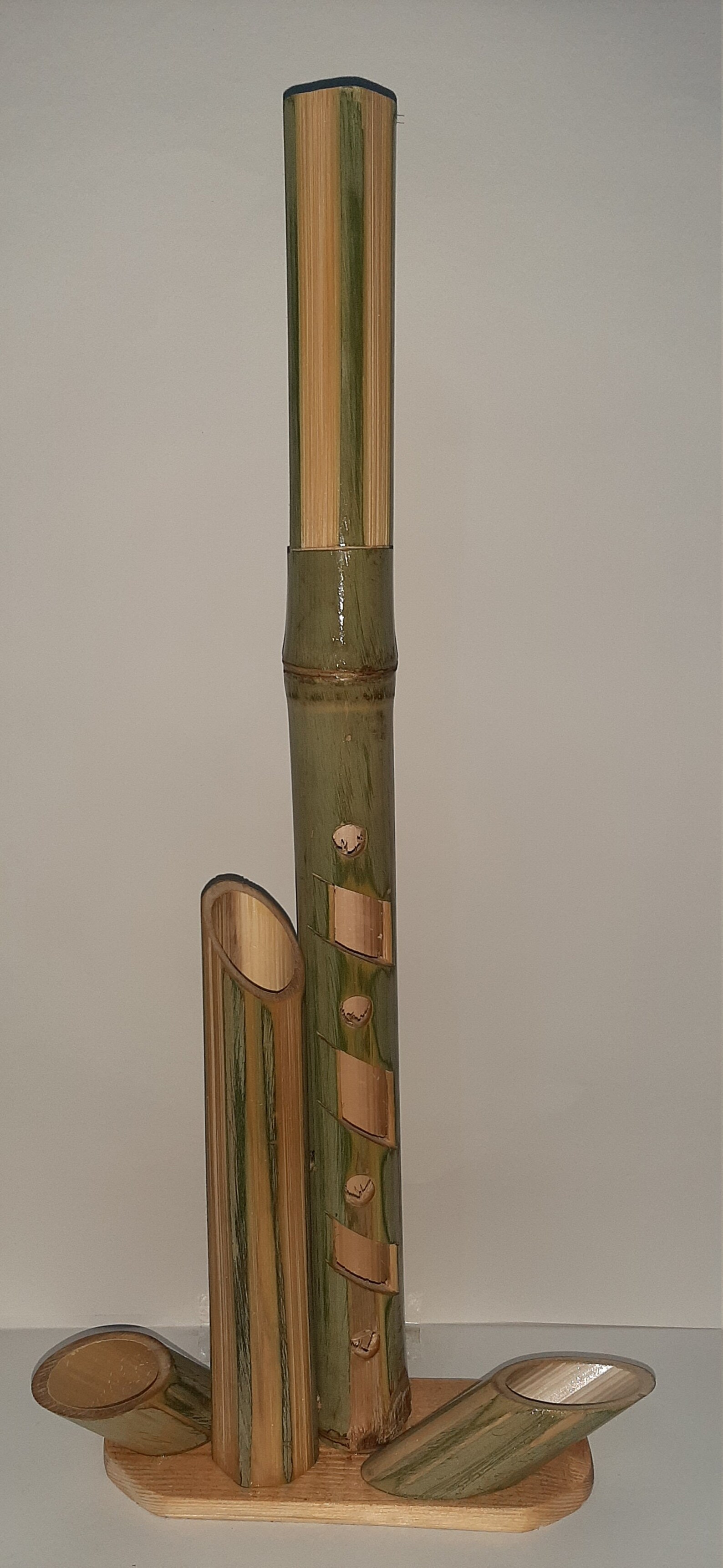 Hand made Bamboo creative flowers pot Etsy