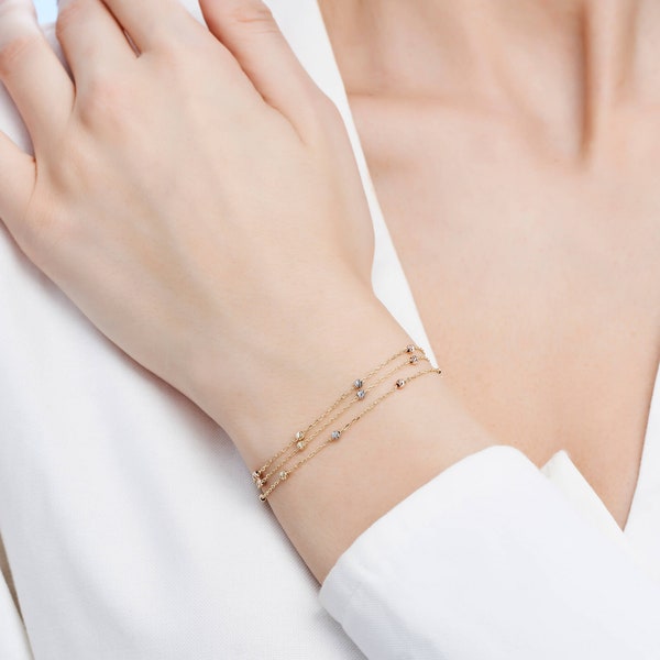 Multi Layer Bracelet Etsy