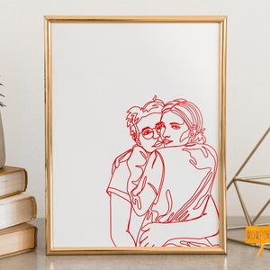 Dibujo lineal personalizado, ilustración minimalista, dibujo minimalista, dibujo personalizado, retrato abstracto, minimalista personalizado, retrato de una línea
