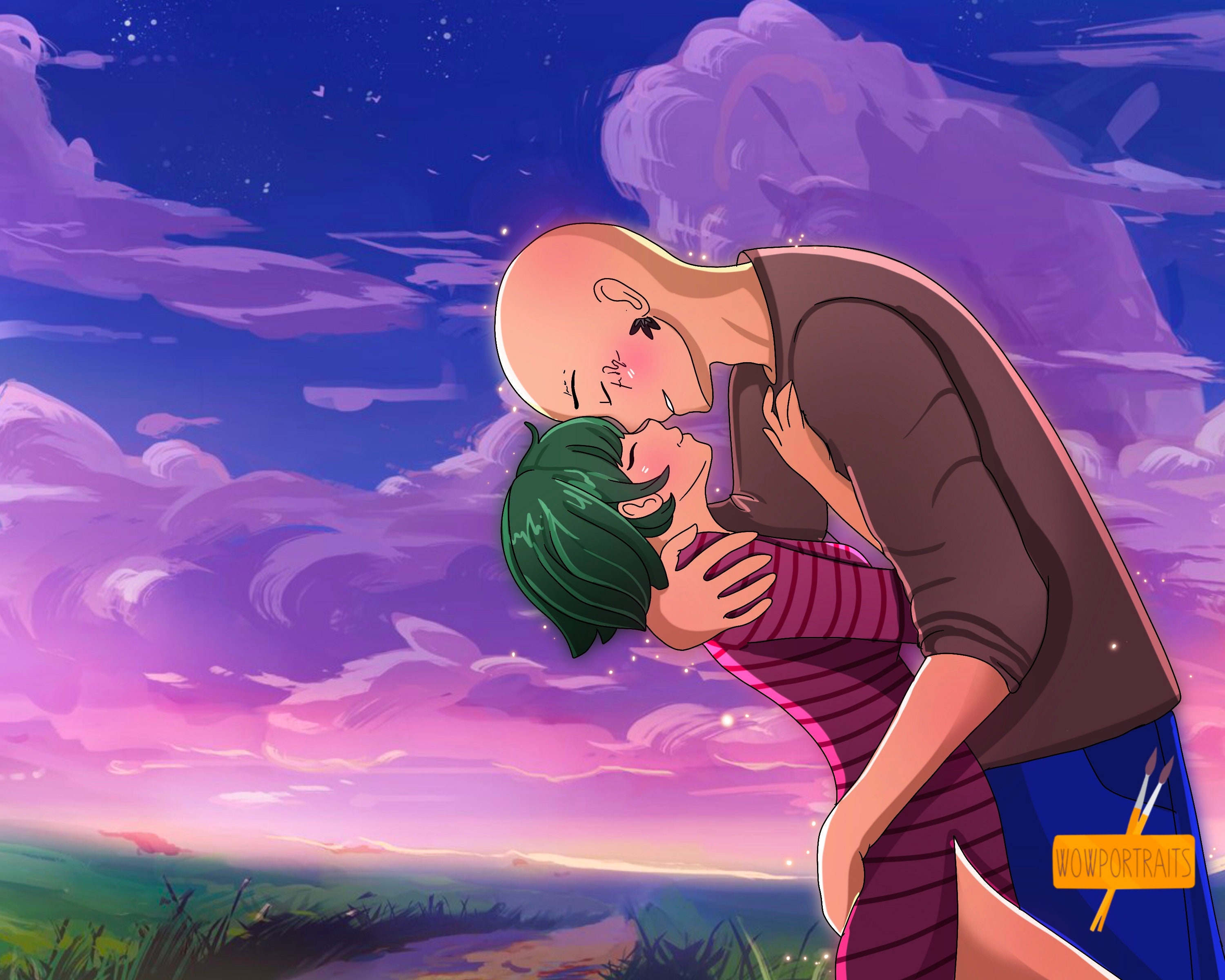 Anime Mug Drawing Couple Anime Mug Family Anime Drawing on Etsy