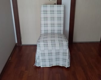 Cotton Henriksdal Chair Cover: Washable Ethnic Fabric Slipcover