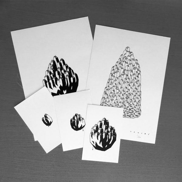 LOT Print + Postcards "La Ville Infinie"