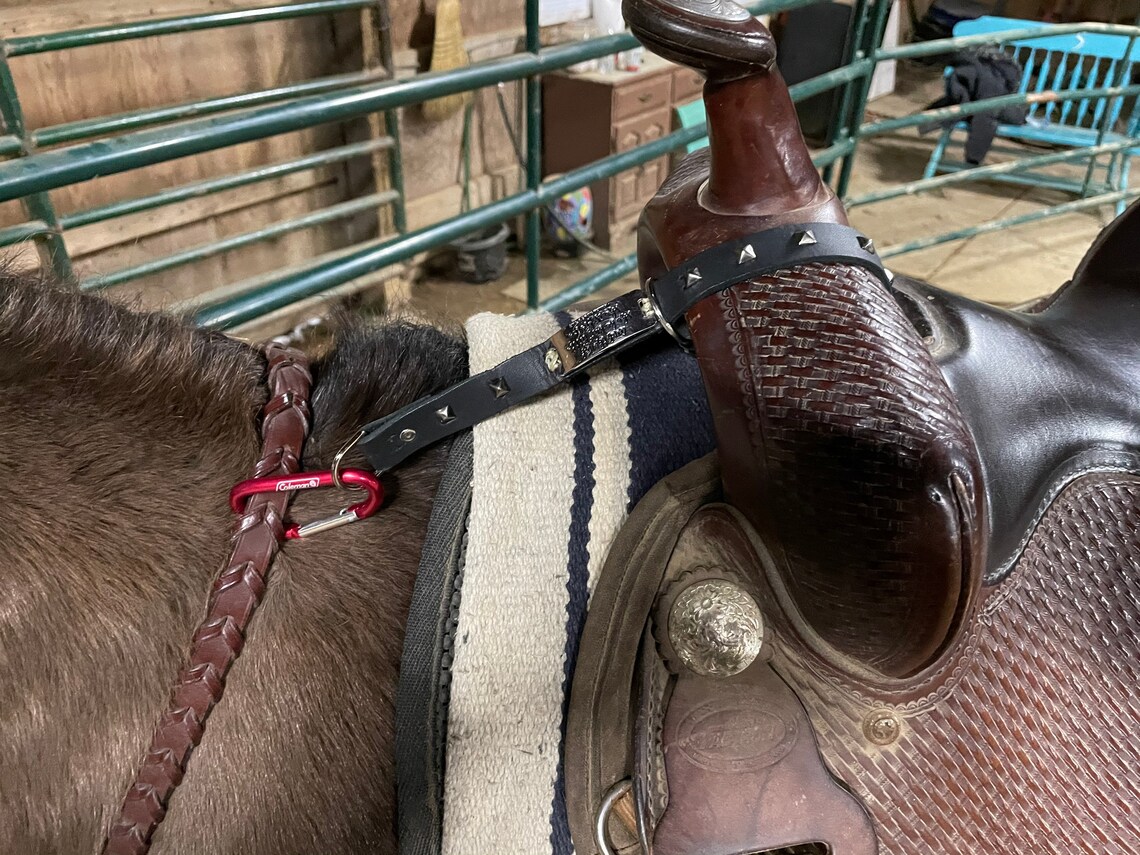 Leather Rein Keeper Western Saddle Etsy