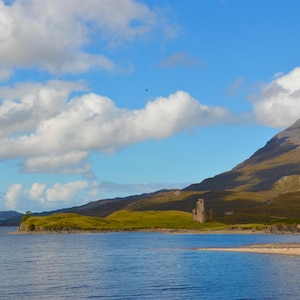 Scottish landscapes and castles mounted print