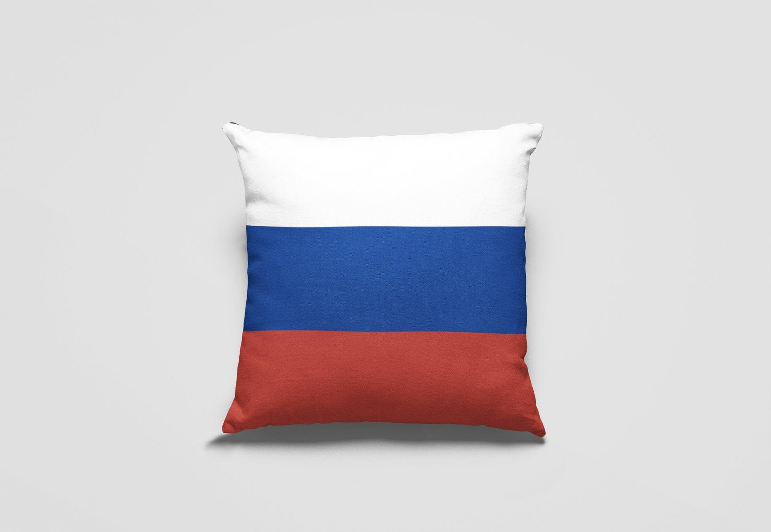 Russia Flag Cushion 18x18in Russian Flag Pillow Gift Etsy