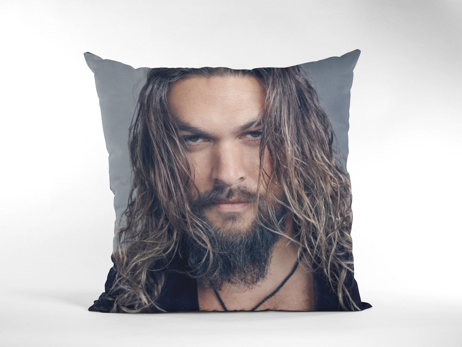 Jason Momoa Cushion 18x18in Pose Jason Momoa Pillow Etsy