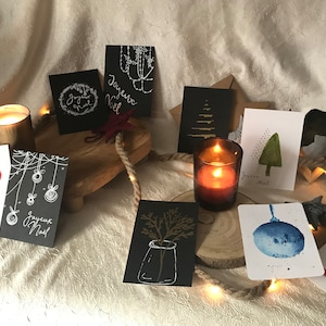 Carte postale Noël ( Suite) - Dessin d’art - Manille