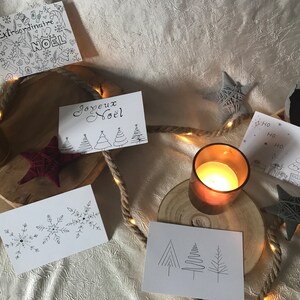 Carte postale Noël ( Suite) - Dessin d’art - Manille
