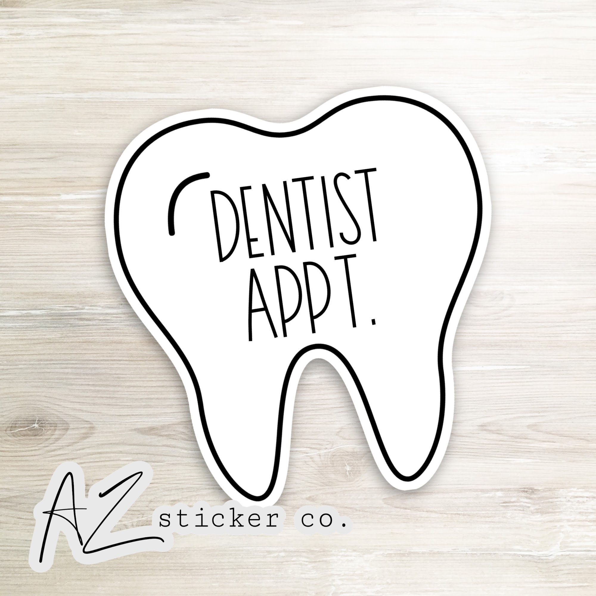 Dentist Appointment Planner Sticker Sheet Happy Planner Etsy