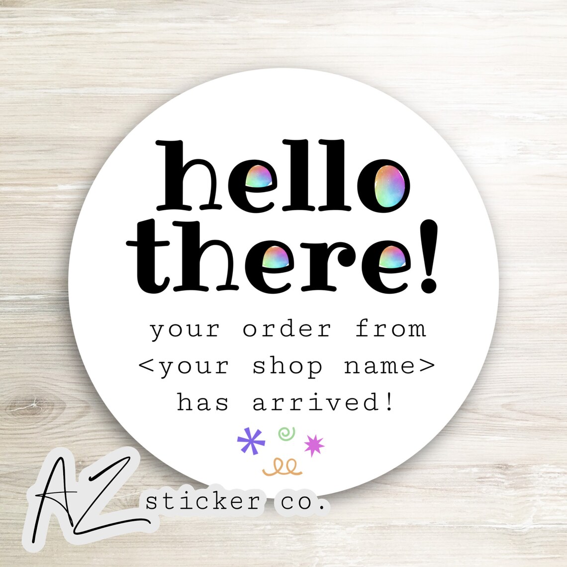 Hello There Your Order Has Arrived Etsy Shop Package Etsy